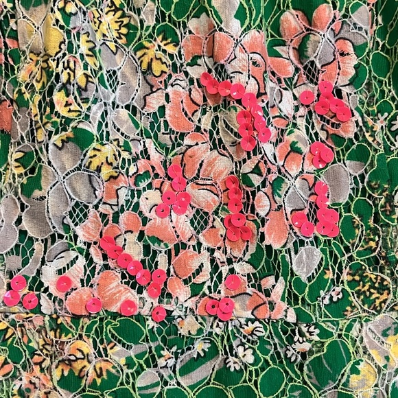 Green, Sequined Maeve Dress - 4 - Picture 5 of 7